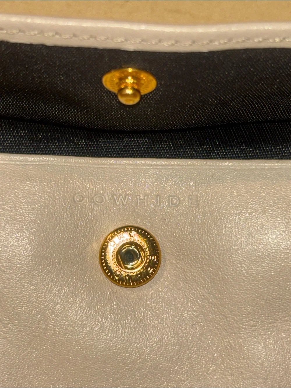 La Garde Tan Leather Badge Holder with Lanyard